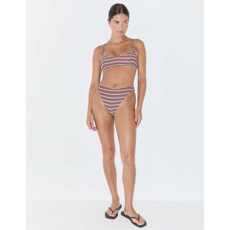 Zulu & Zephyr Bold Stripe Towelling High Cut Brief image number 3